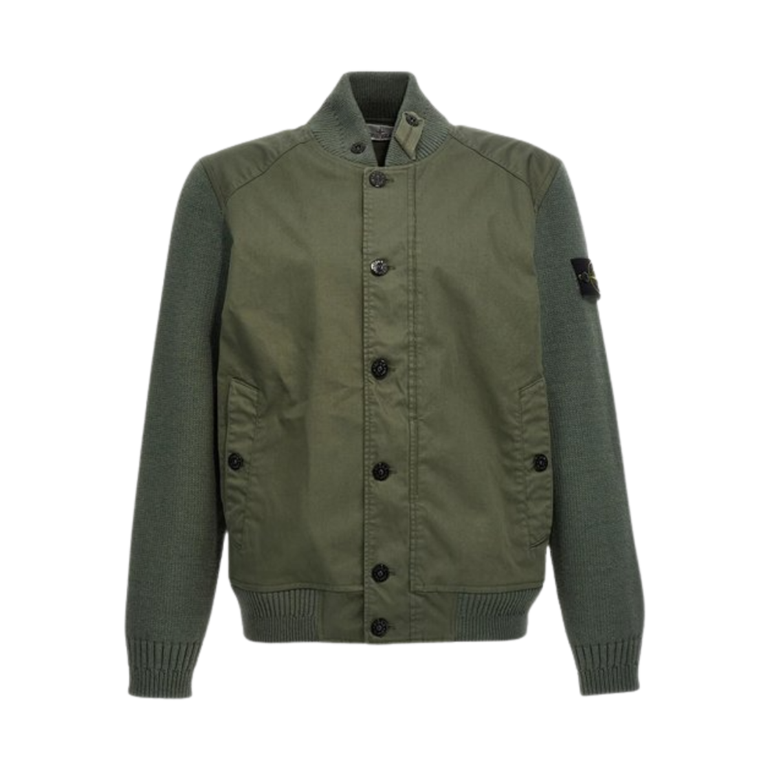 스톤 아일랜드 43935 바이오 라소 바이오-알로이 라이트 커버-TC 봄버 자켓 머스크 그린 - 24SS(Stone Island 43935 Bio Raso with Bio-Alloy Light Cover-TC Bomber Jacket Musk Green - 24SS) - 1