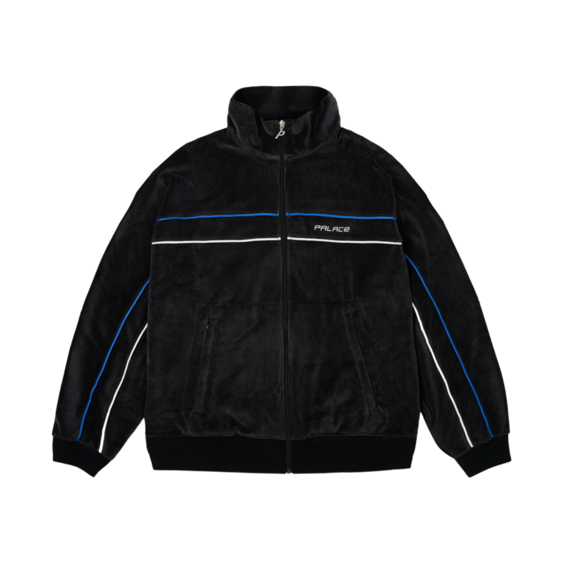 팔라스 파이프드 벨루어 퍼넬 블랙 - 25SS(Palace Piped Velour Funnel Black - 25SS) - 1