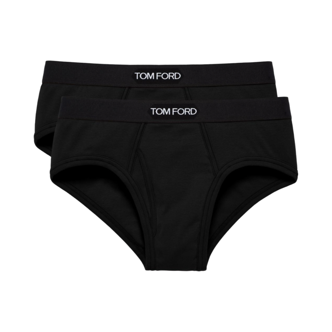 T4XC1-1040-002 Tom Ford Cotton Briefs Black (2 Pack)