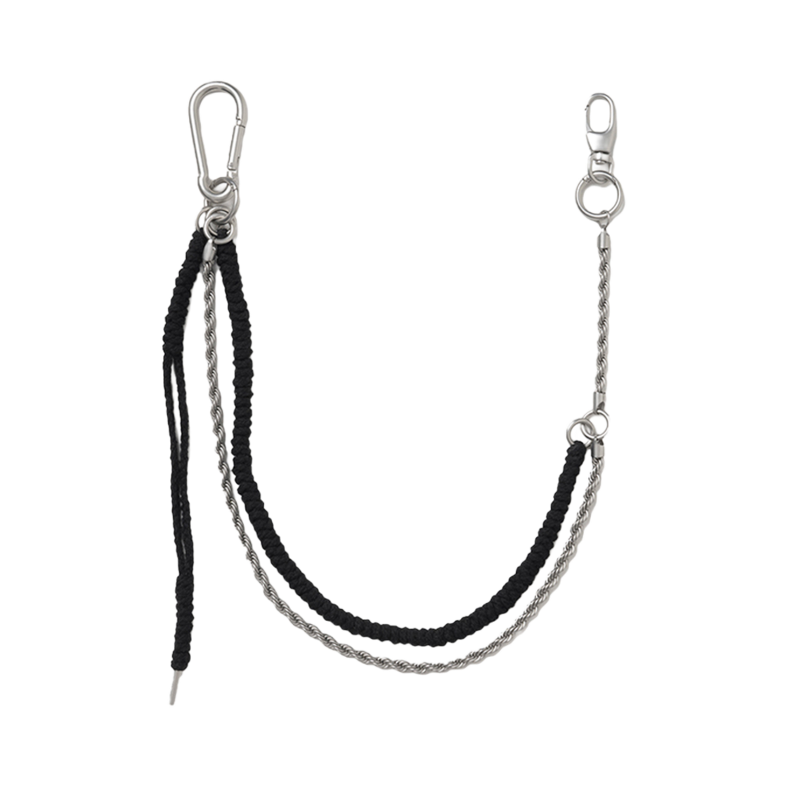 밀로 아카이브 더블 트위스트 카라비너 실버