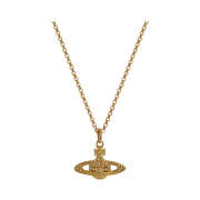 Vivienne Westwood Mini Bas Relief Pendant Gold