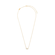 Valentino V Logo Necklace Gold