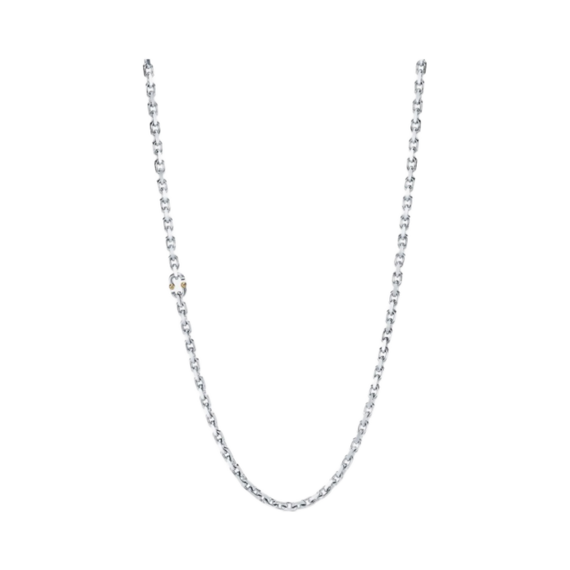 티파니 앤 코 1837 메이커스 체인 네클리스 실버 앤 골드(Tiffany & Co. 1837 Makers Chain Necklace Silver & Gold)