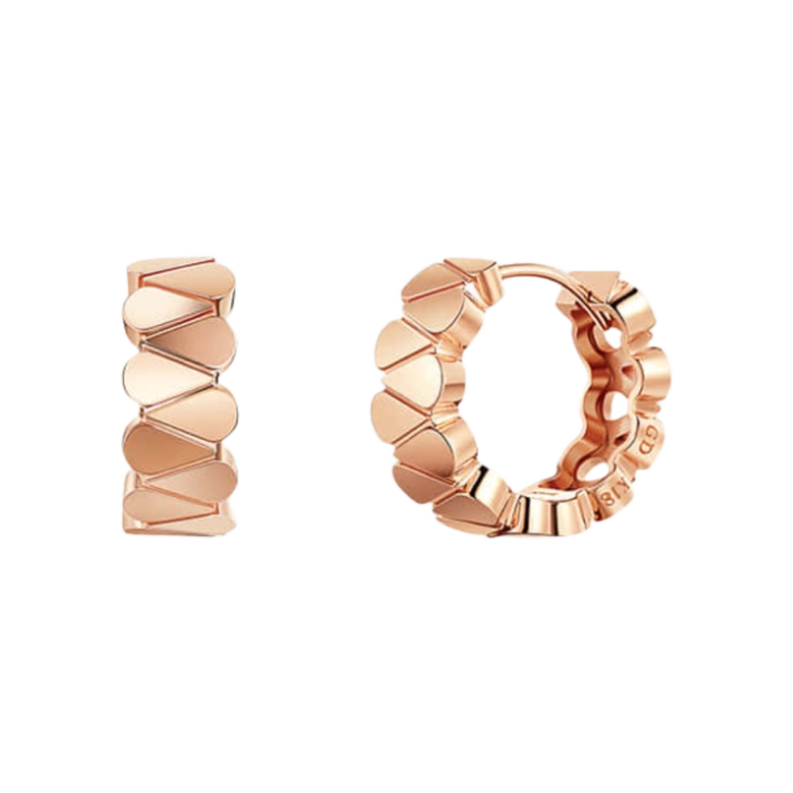 골든 듀 듀이터널스3 이어링 핑크 골드(Golden Dew Dualiternals3 Earrings Pink Gold) - 1