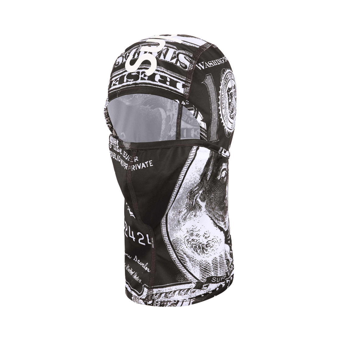 슈프림 라이트웨이트 바라클라바 블랙 머니 - 25SS(Supreme Lightweight Balaclava Black Money - 25SS)