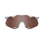 100% Hypercraft XS Matte Stone Grey Hiper Crimson Silver Mirror Lens