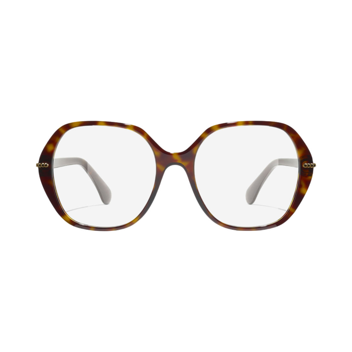 샤넬 스퀘어 프레임 아세테이트 & 다크 톨토이즈(Chanel Square Eyeglasses Acetate & Dark Tortoise) - 1