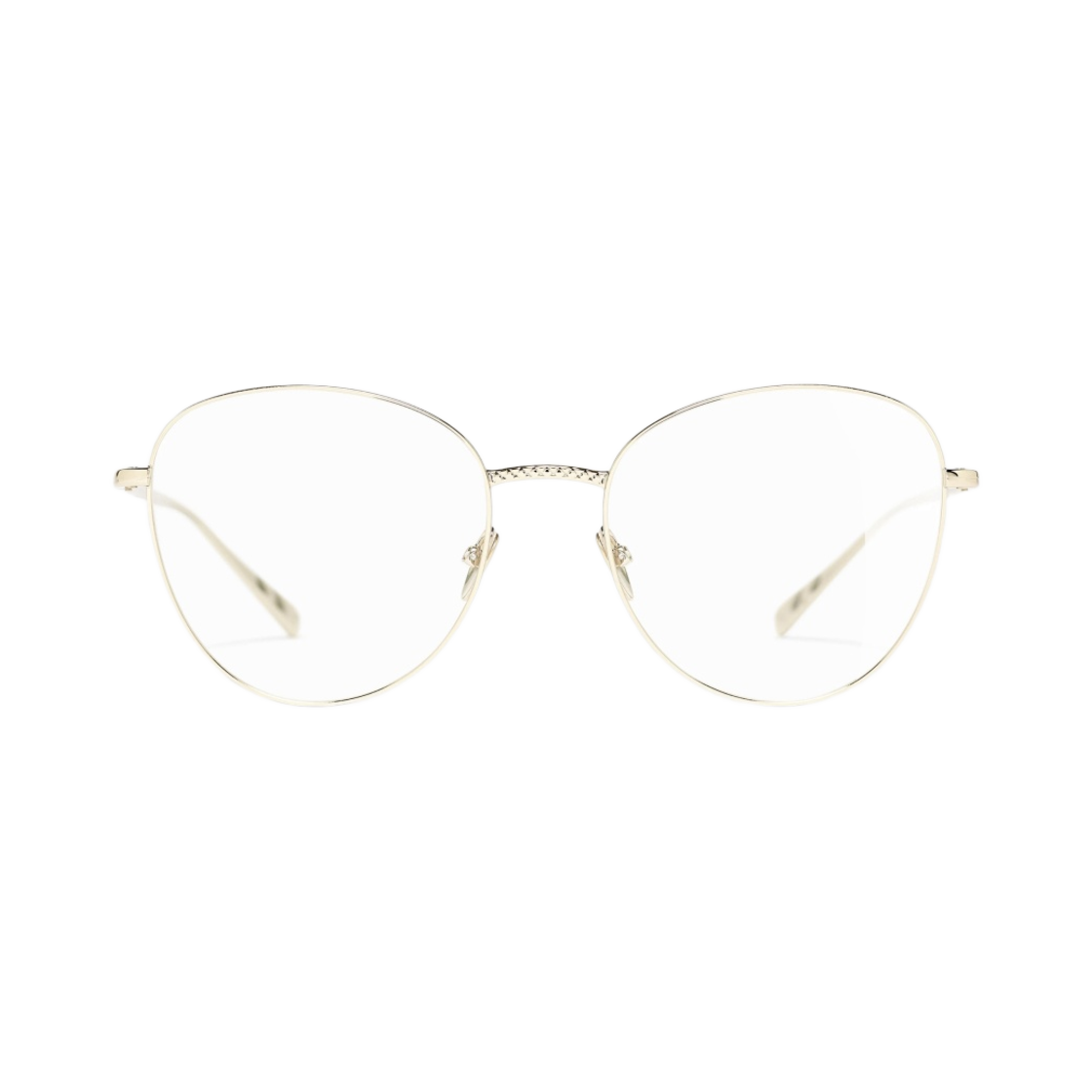 샤넬 프레임 메탈 & 골드(Chanel Round Eyeglasses Acetate & Gold) - 1
