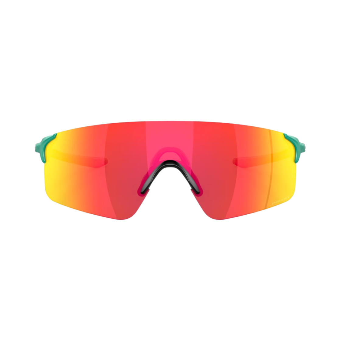오클리 EVZero 블레이즈 매트 셀레스트 프레임 프리즘 루비 렌즈 로우 브릿지 핏(Oakley EVZero Blades Matte Celeste Frame Prizm Ruby Lenses Low Bridge Fit) - 2