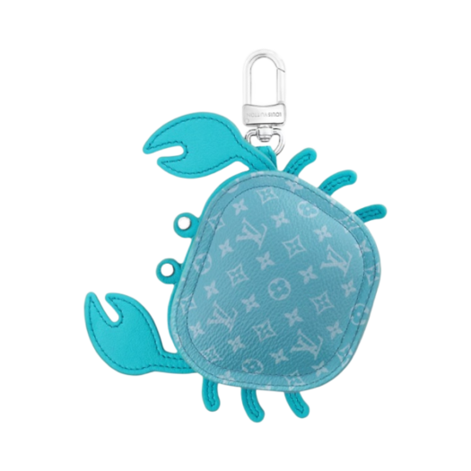 Louis Vuitton LV Crab Bag Charm Blue