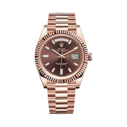 Rolex Day-Date 40mm 228235 Chocolate Diamond-Set President
