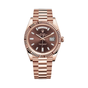 Rolex Day-Date 40mm 228235 Chocolate Diamond-Set President