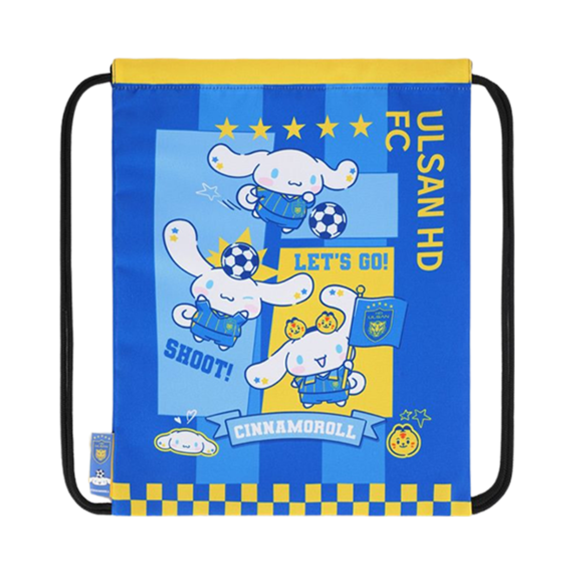 K 리그 x 산리오 캐릭터즈 2025 짐색 시나모롤 울산 HD FC 블루(K League x Sanrio Characters 2025 Gym Sack Cinnamoroll Ulsan HD FC Blue)