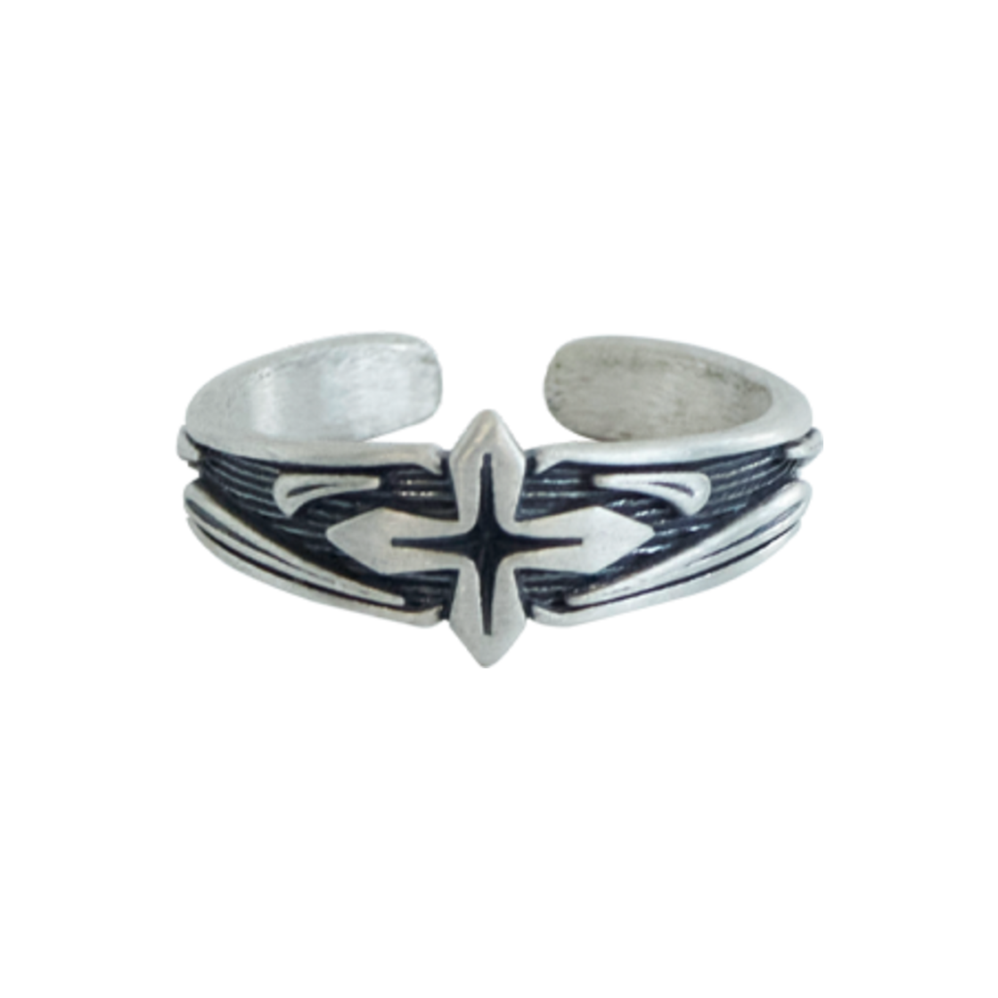 [프리오더] 폴리테루 925 실버 링 006 앤틱 크로스([프리오더] Polyteru 925 Silver Ring 006 Antique Cross)
