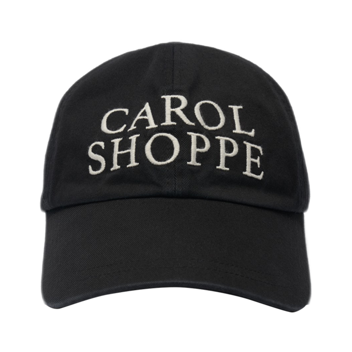 캐롤쇼페 캐롤 로고 캡 블랙(Carol Shoppe Carol Logo Cap Black)