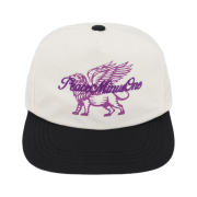 Peaceminusone x Joopiter Five-Panel Baseball Cap White Purple