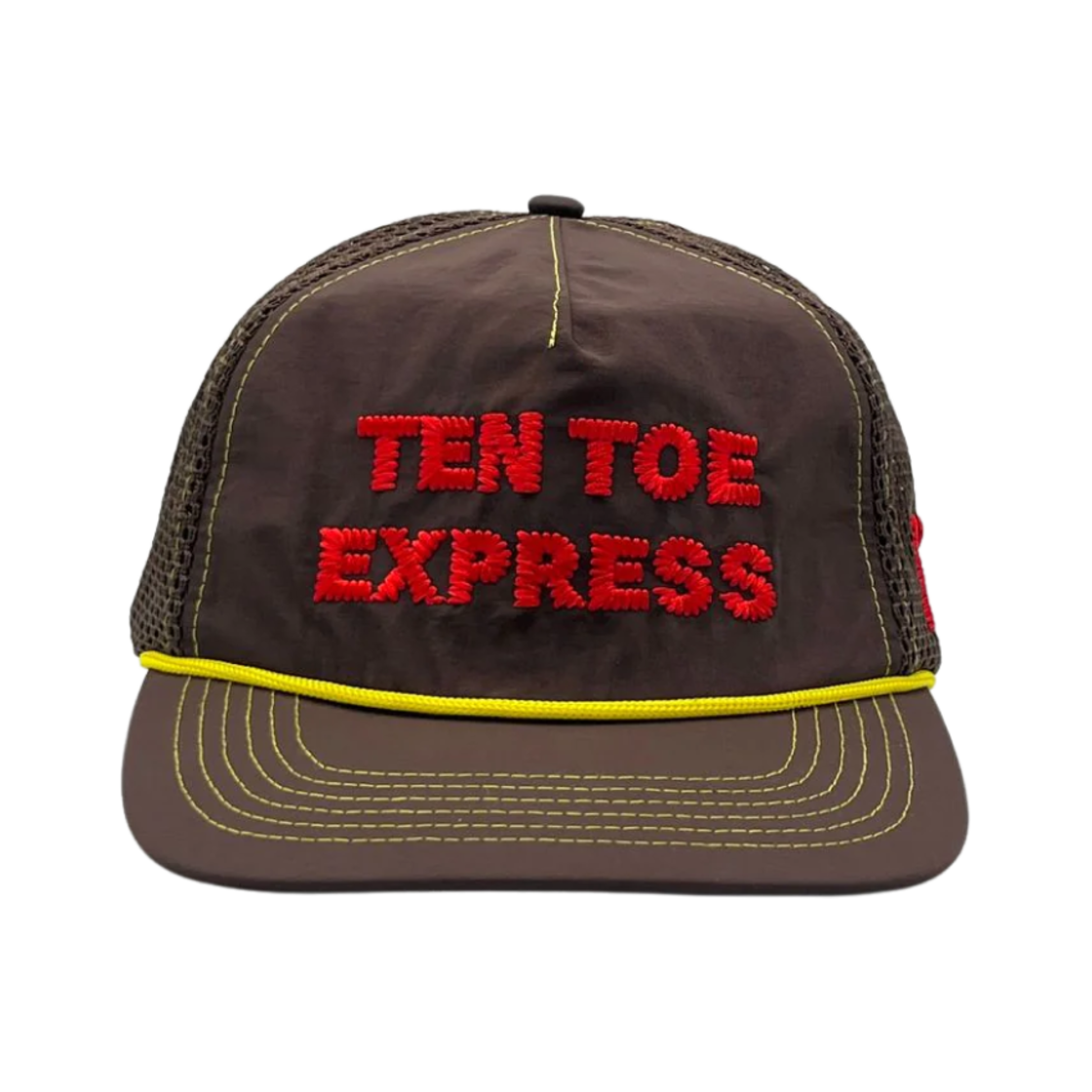 알렉스 조노 텐 토우 익스프레스 트러커 햇 브라운(Alex Zono Ten Toe Express Trucker Hat Brown)