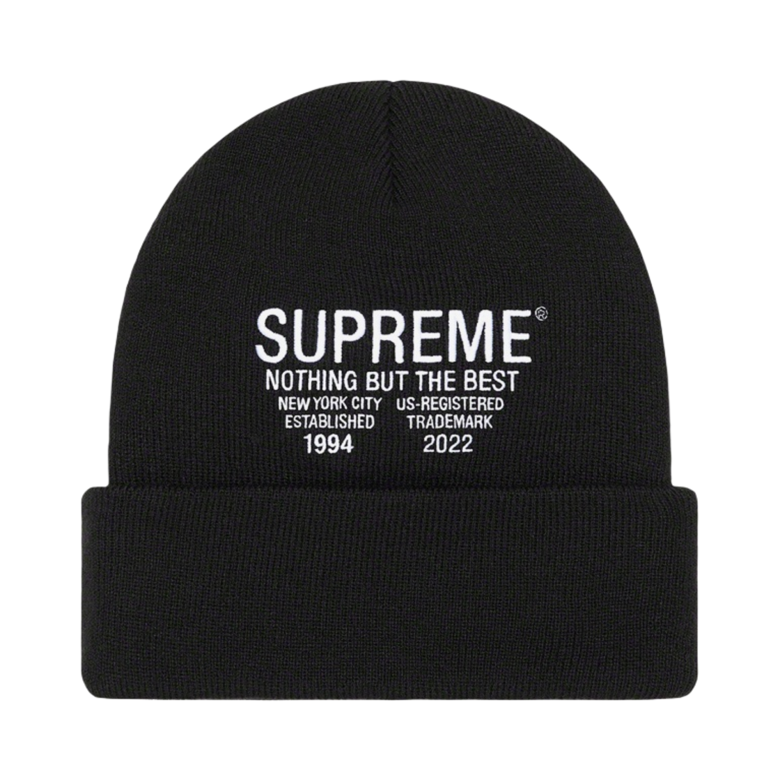 슈프림 낫띵 벗 비니 블랙 - 22FW(Supreme Nothing But Beanie Black - 22FW)