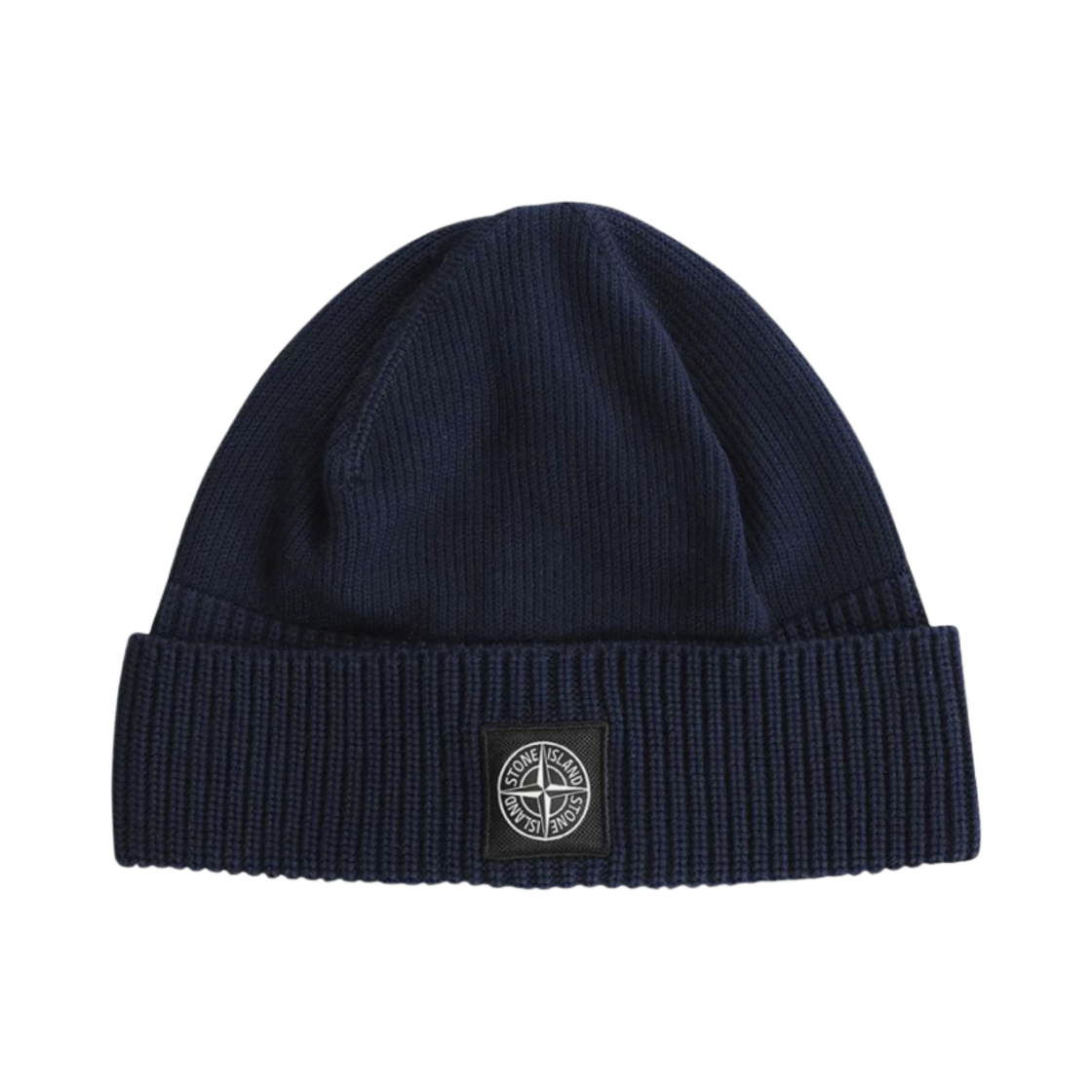 스톤 아일랜드 N04C6 로고 패치 비니 네이비 블루 - 21FW(Stone Island N04C6 Logo Patch Beanie Navy Blue - 21FW) - 1