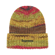 Supreme Space Dye Stripe Beanie Yellow - 24FW
