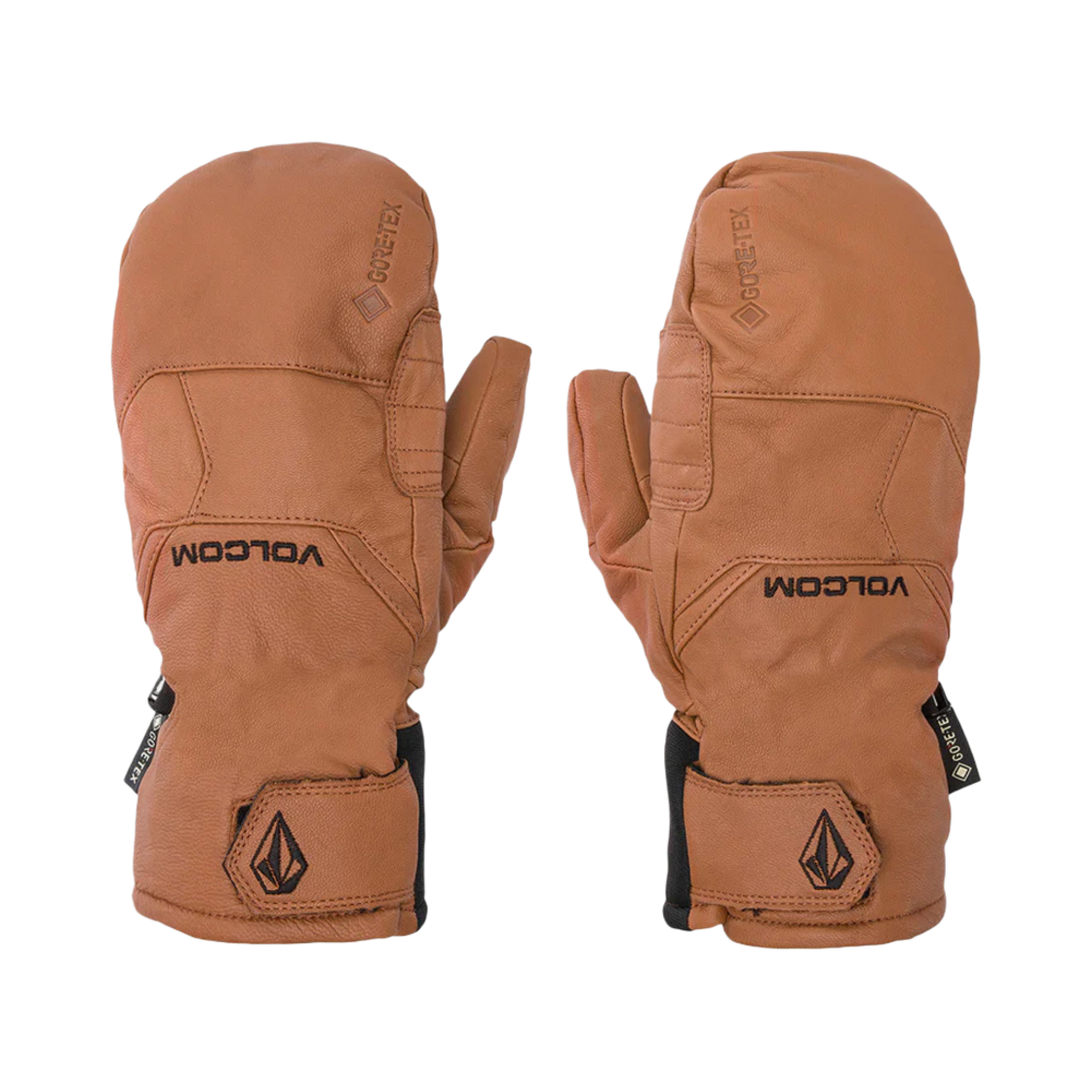 VU244GL002CA Volcom Mens GAAAS Gore-Tex Mitt Camel
