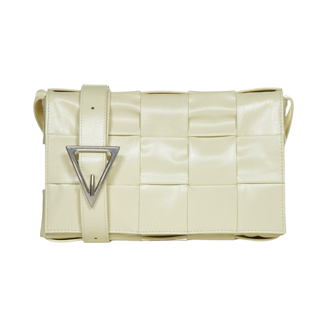 667298VCQ717407 Bottega Veneta Leather Cassette Zest Washed
