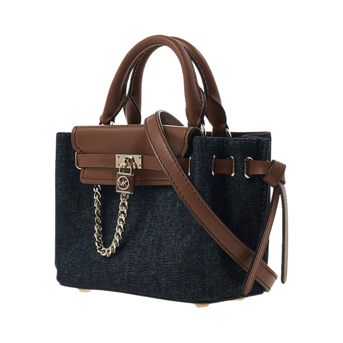 마이클 코어스 해밀턴 레거시 데님 토트 백 블루(Michael Kors Hamilton Legacy Denim Tote Bag Blue) - 2