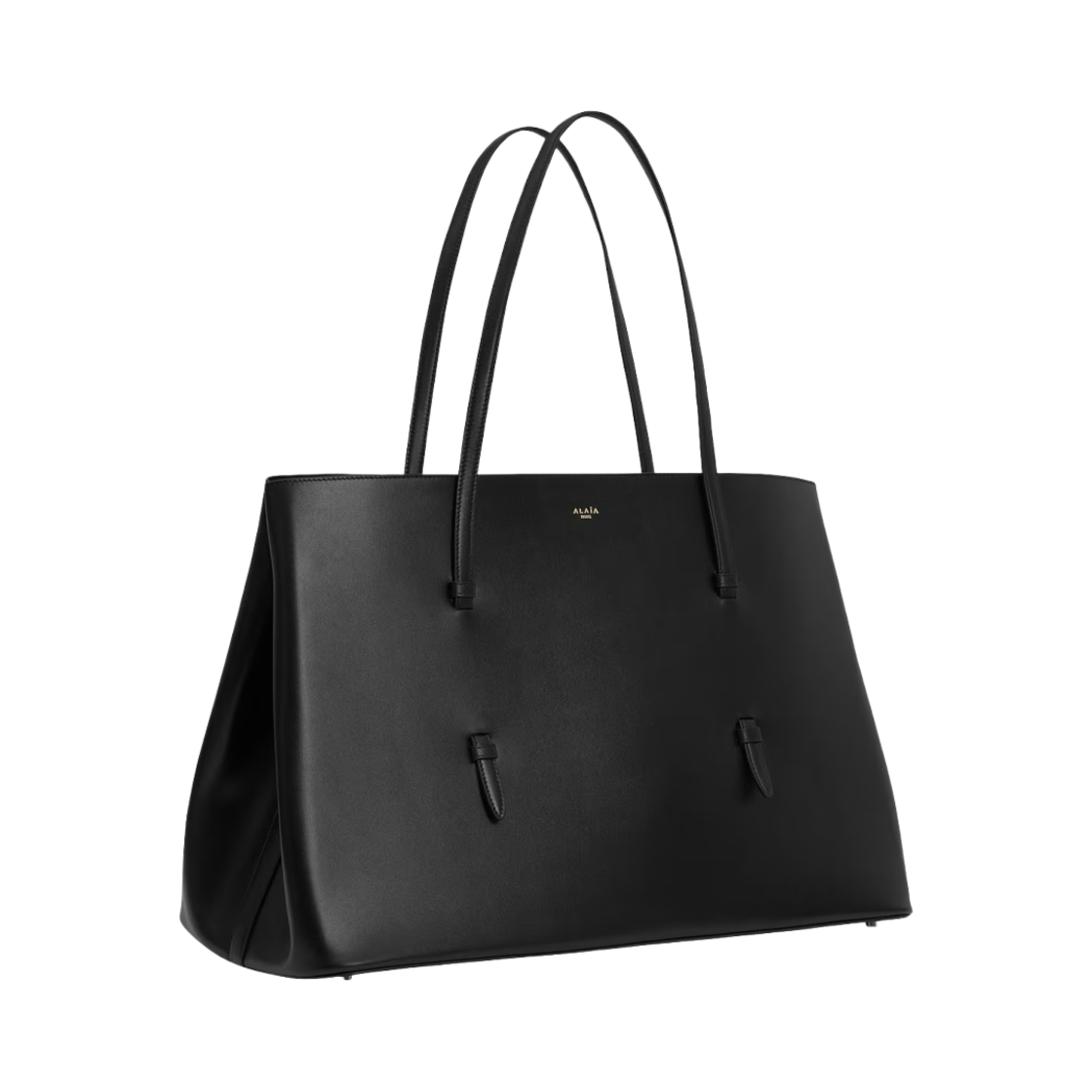 알라이아 럭스 카프스킨 미나 50 백 블랙(Alaia Mina 50 Bag in Lux Calfskin Black) - 2
