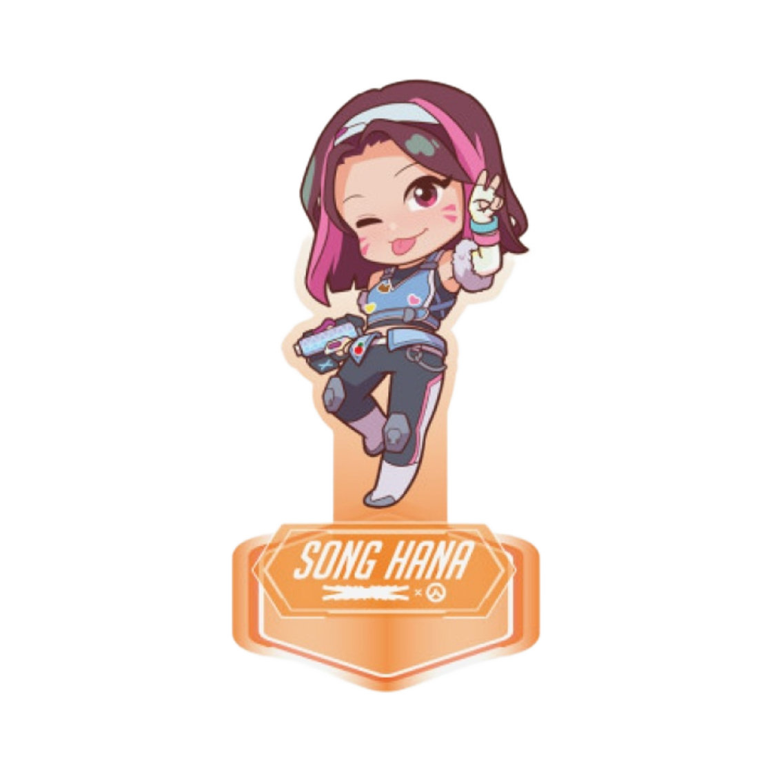 블리자드 x 르세라핌 오버워치 2 아크릴 스탠드 SD 버전 송하나(Blizzard x LE SSERAFIM Overwatch 2 Acrylic Stand SD Ver. Song Hana)