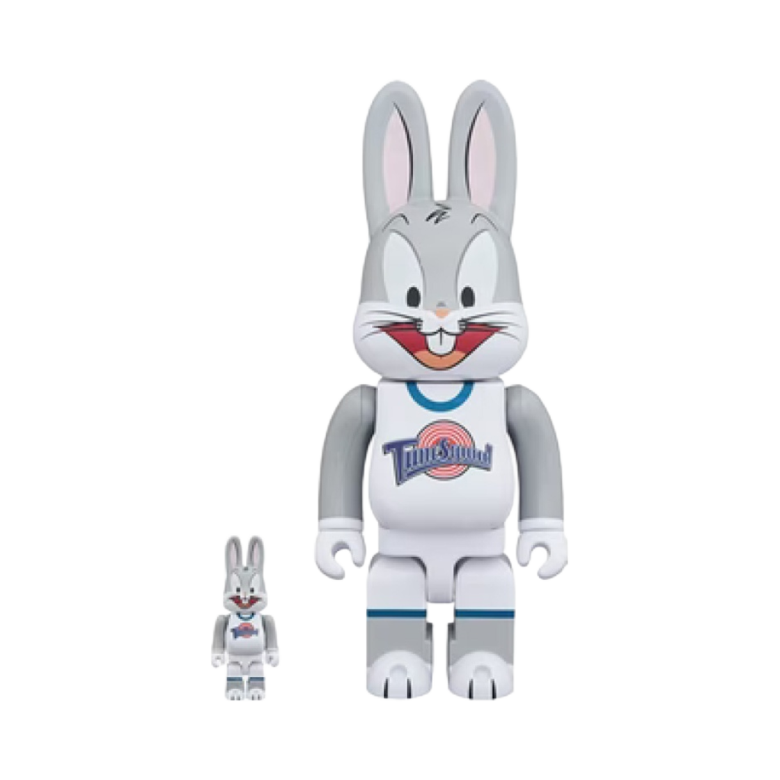 베어브릭 x 스페이스 잼 래브릭 벅스 버니 그레이 100% & 400% 세트(Bearbrick x Space Jam Rabbrick Bugs Bunny Grey 100% & 400% Set) - 1