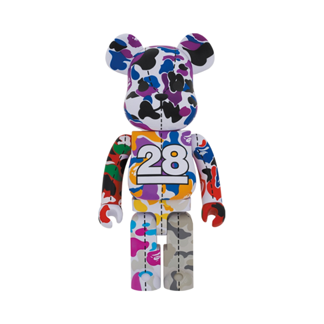 베어브릭 x 베이프 28주년 카모 #2 1000%(Bearbrick x BAPE 28th Anniversary Camo #2 1000%) - 1