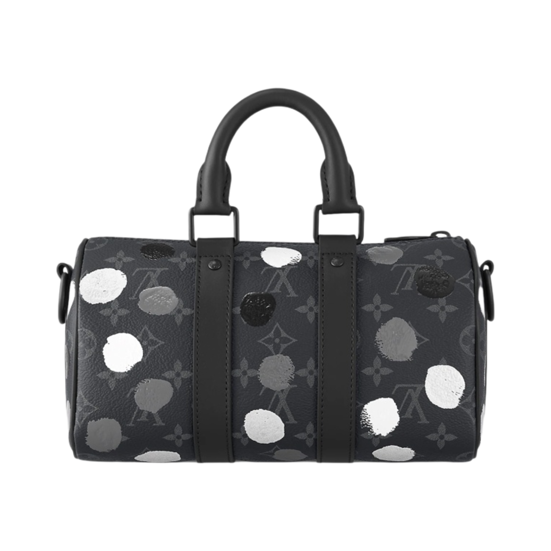 루이비통 x 야요이 쿠사마 키폴 25 블랙 실버(Louis Vuitton x YK Keepall 25 Black Silver) - 3