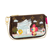 Louis Vuitton Vivienne Mini Pochette Accessoires Monogram Fuchsia