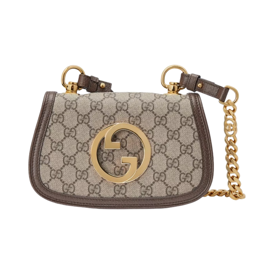 구찌 블론디 미니 숄더백 베이지 에보니(Gucci Blondie Mini Shoulder Bag Beige Ebony) - 1
