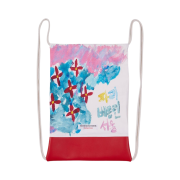 The Museum Visitor Painting Art Printed Dust Bag 01 Red