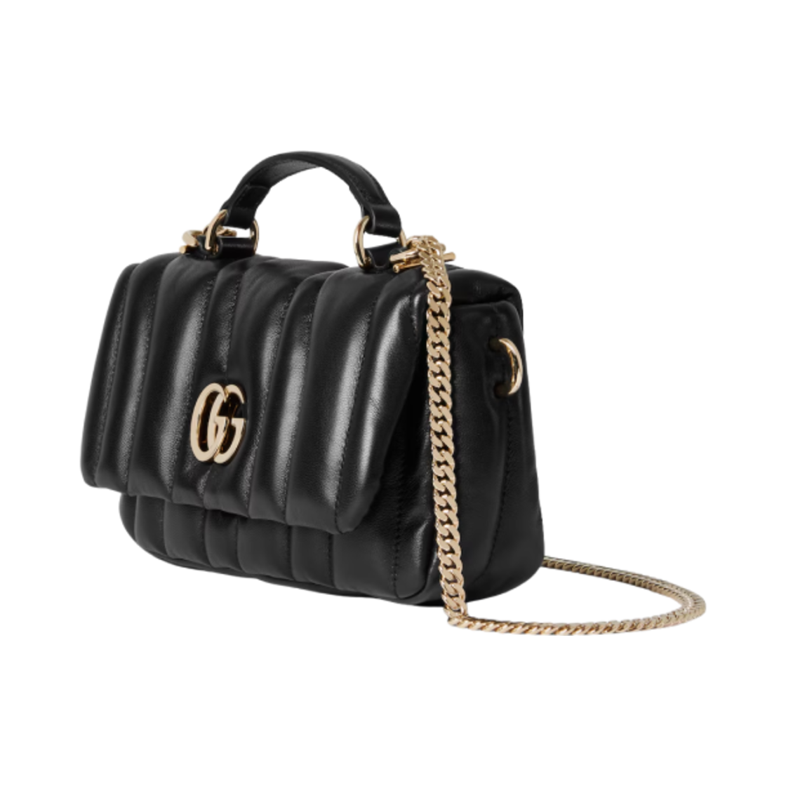 구찌 GG 밀라노 미니 탑 핸들백 블랙(Gucci GG Milano Mini Top Handle Bag Black) - 2