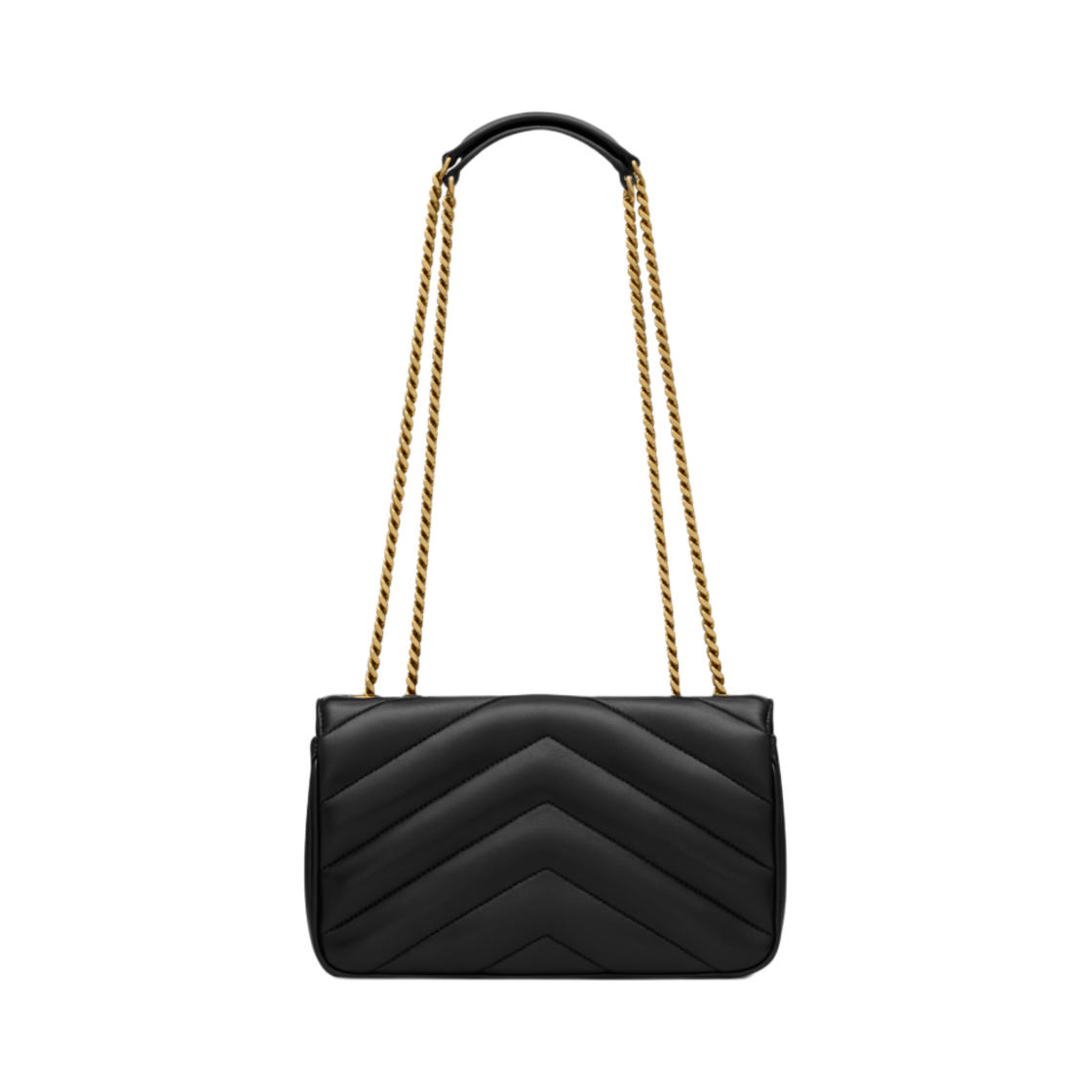 생로랑 루루 스몰 마틀라세 램스킨 느와르(Saint Laurent Loulou Small in Matelasse Lambskin Noir) - 4