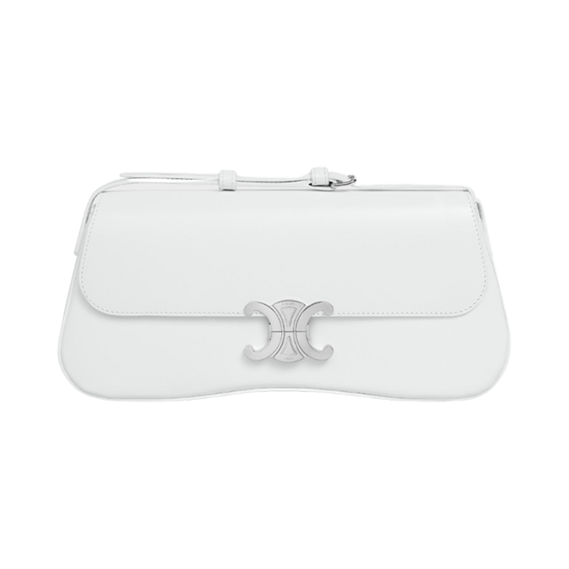 셀린느 미디움 셀린느 로라 백 샤이니 카프스킨 블랑 드 블랑(Celine Medium Celine Lola Bag in Shiny Calfskin Blanc De Blanc) - 1