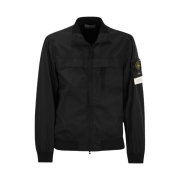 Stone Island 41022 Garment Dyed Crinkle Reps R-Ny Blouson Black - 24SS