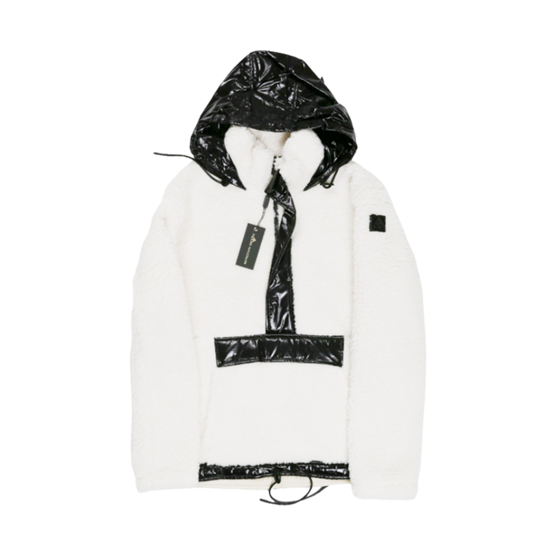 M30LS620155 Moose Knuckles Fleece Anorak White