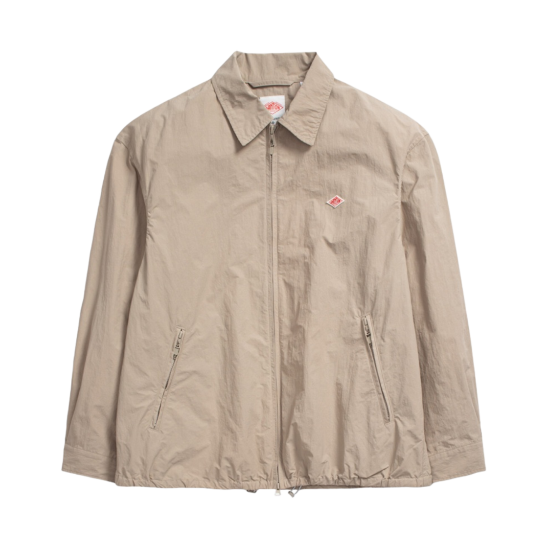 단톤 나일론 집 블루종 베이지(Danton Nylon Zip Blouson Beige)