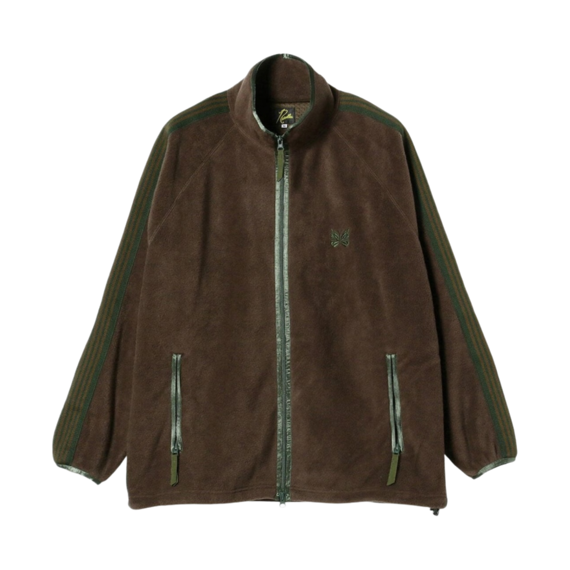 니들스 x 빔즈 플리스 트랙 자켓 브라운 그린(Needles × Beams Fleece Track Jacket Brown Green) - 1
