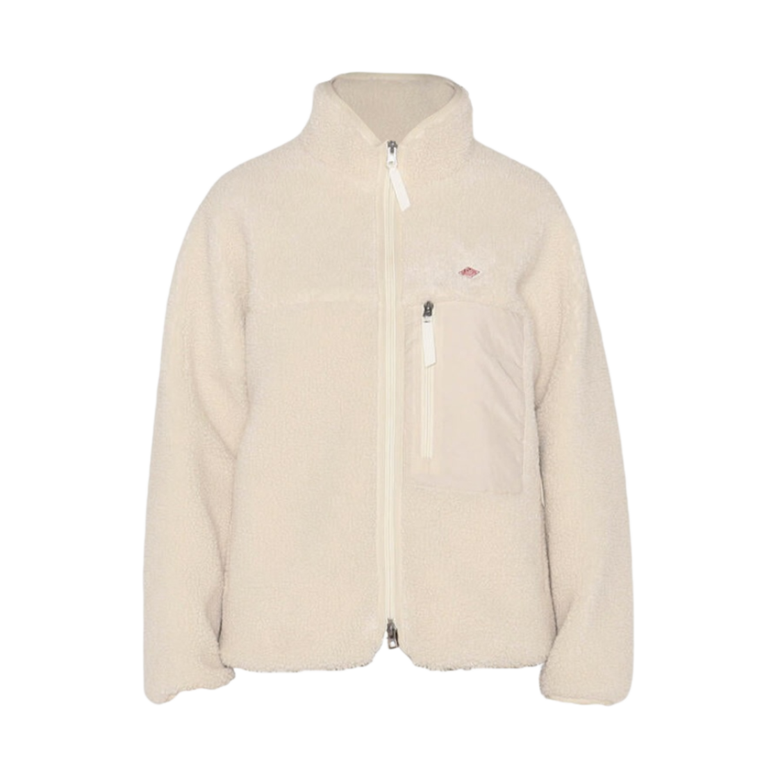 DT-A0194 (W) Danton Insulation Light Boa Stand Collar Jacket Oyster