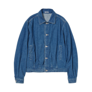 Auralee Selvedge Light Denim Blouson Light Indigo - 22AW