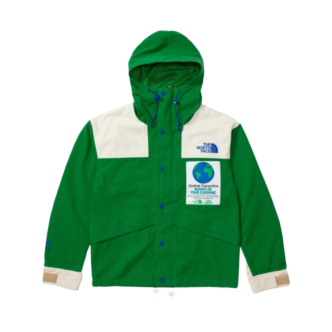 노스페이스 x 온라인 세라믹스 86 마운틴 자켓 아덴 그린