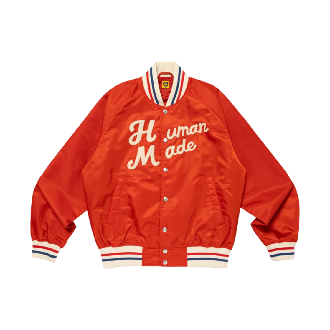 휴먼 메이드 나일론 스타디움 자켓 레드
