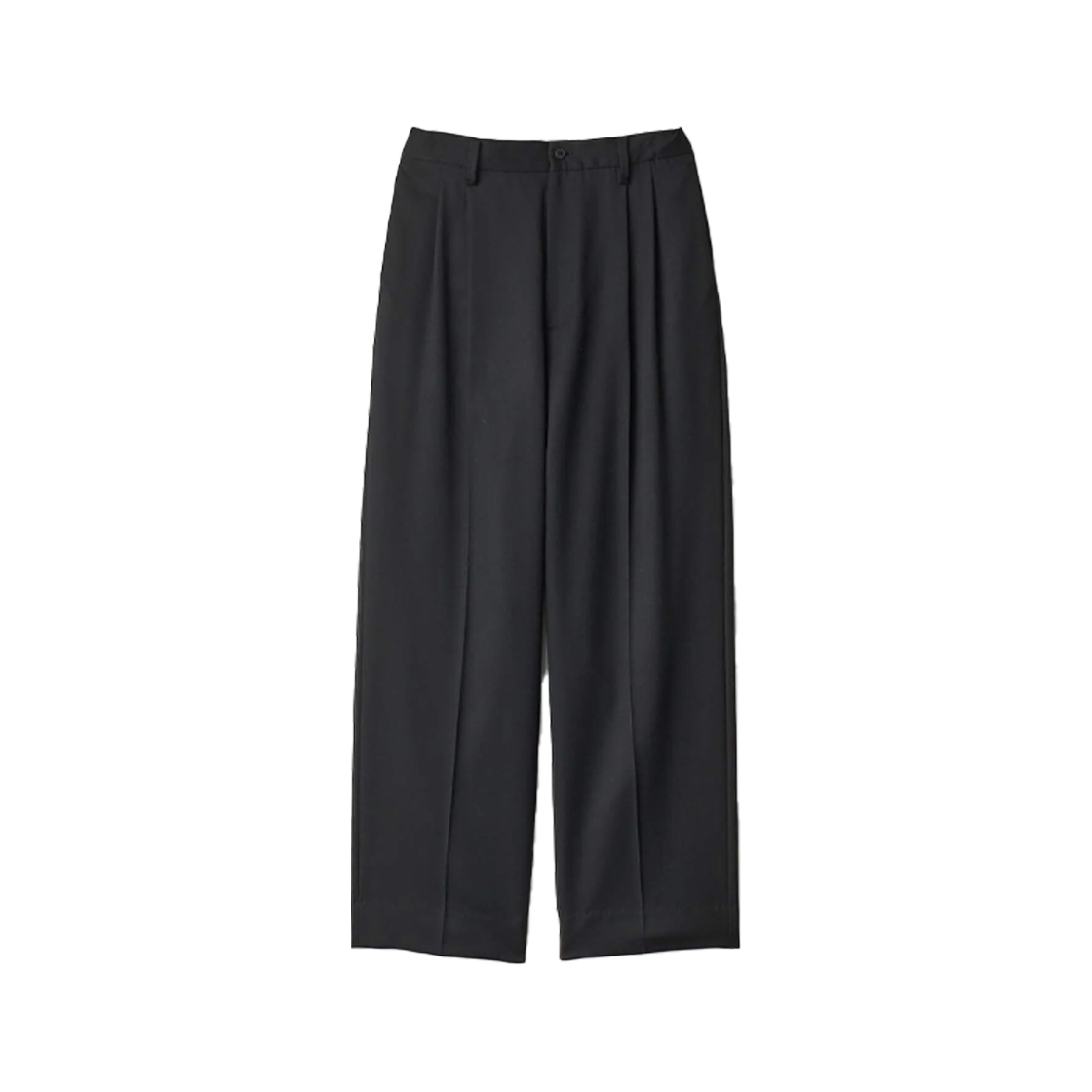슈타인 투 턱 이지 트라우저 블랙 - 25FW(Ssstein Two Tuck Easy Trousers Black - 25FW)