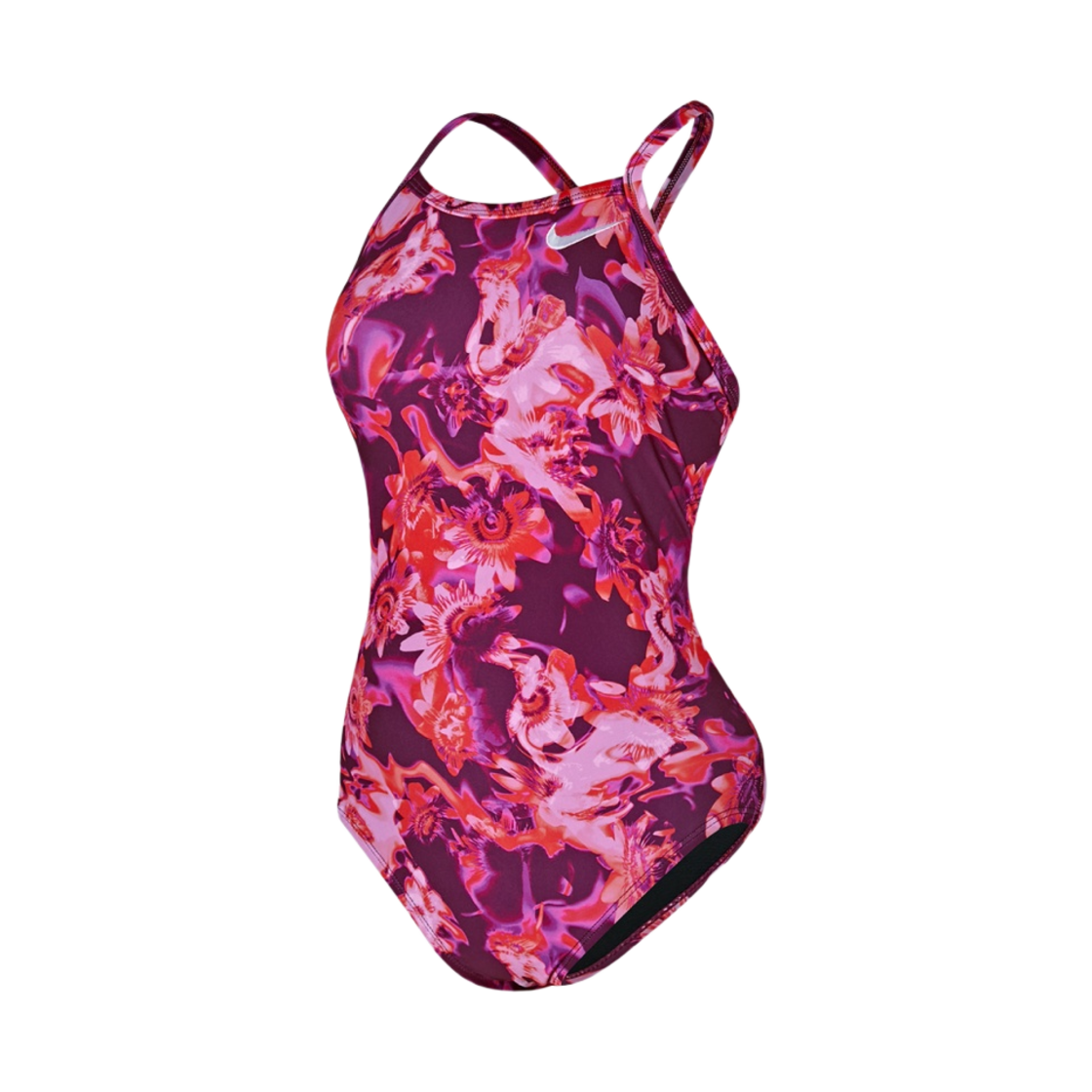 NESSE010-681 (W) Nike Swim Drippy Flower Racerback Pink Foam