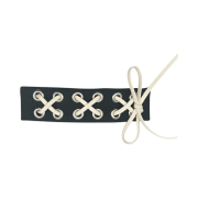 Nff String Ribbon Hairpin Black
