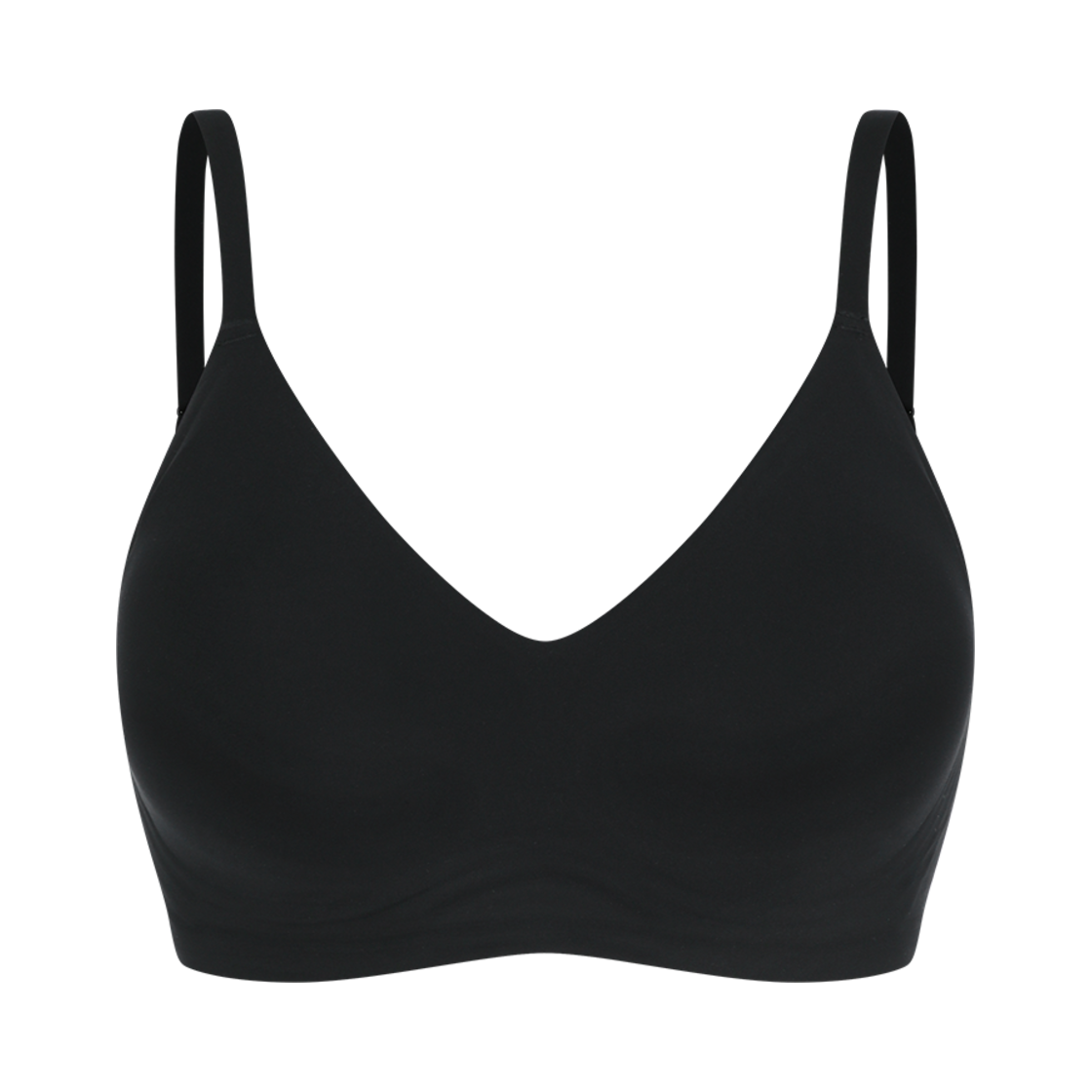 H251WLRUW100BK HDEX Seamless Slim Up Volume Bra Black - 대표 이미지 #1